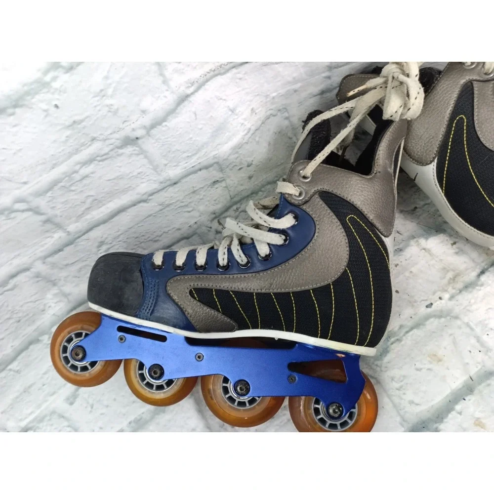 Nike Ignite LX Inline Skates Rollerblades Blue Gray US M 7 EE / L 7.5 EU 40.5